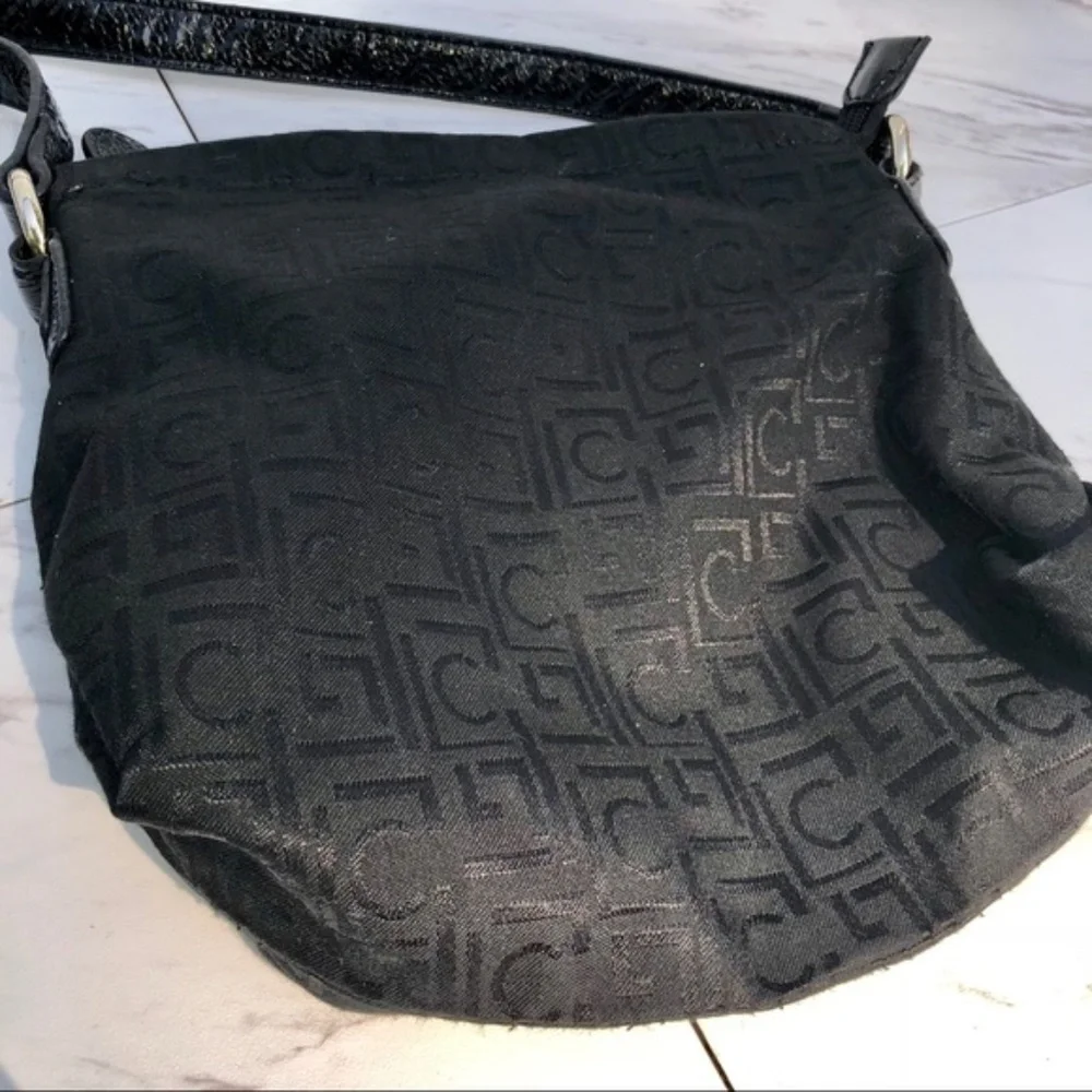 Liz Claiborne Logo Print Crossbody Bag